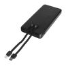 H120 10000mAh HSC22.5W PD20W+QC3.0 18W Siyah LCD Şeffaf Powerbank