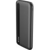 IP-G11N 10000MAH Micro+Usb+ Type-C Giriş+Çıkış Siyah Taşınabilir Pil Şarj Cihazı Powerbank