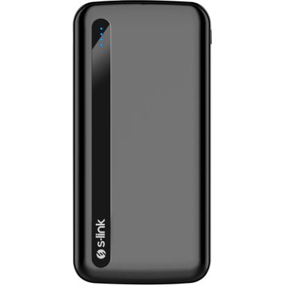 IP-G11N 10000MAH Micro+Usb+ Type-C Giriş+Çıkış Siyah Taşınabilir Pil Şarj Cihazı Powerbank