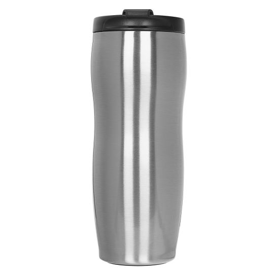 SL-TM1975 Mat Gümüş 420 ML İç 304 Dış 201 Paslanmaz Çelik Termos Kupa